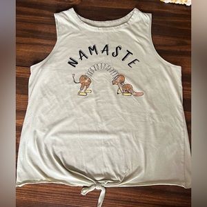 Disney Pixar Toy Story Slinky Dog Namaste Tank Junior XL / Women Small